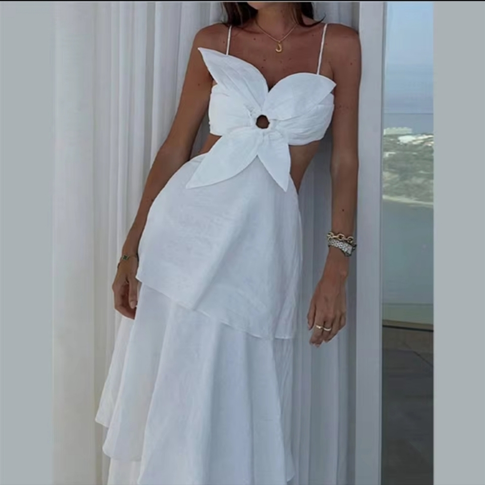 New Women's Fashion StyleSlimming Sexy Solid Color Versatile Three Dimensional - Picture 5 of 5